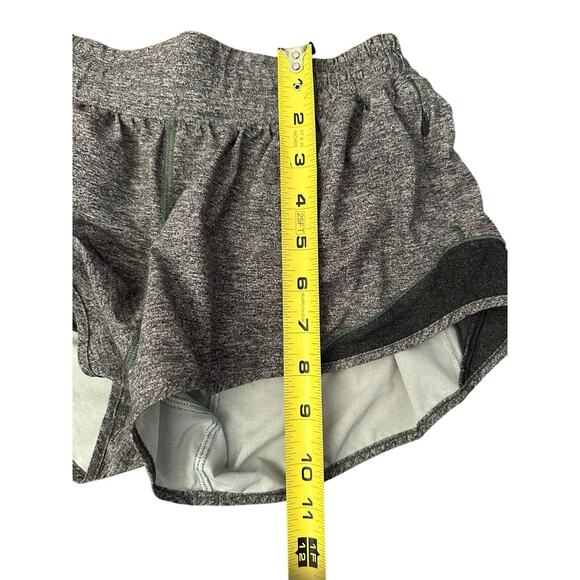 Lululemon Hotty Hot Short 2.5" Heather Lux Multi Black/Gray Size 4 - Picture 13 of 14